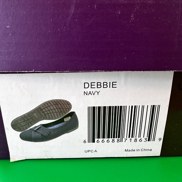 GLORIA VANDERBILT SIZE 9 /DEBBIE/ NAVY BLUE/ FLATS LOAFERS/ NEW WOMEN'S SHOES - Picture 5 of 6